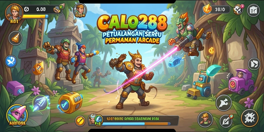 Tampilan gameplay menarik dalam CALO288 dengan efek visual yang menakjubkan.