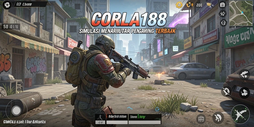 Tampilan gameplay <strong>CORLA188</strong> yang menarik dan interaktif dalam simulasi.