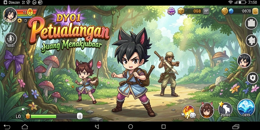 Tampilan gameplay seru dari DY01 yang memukau.