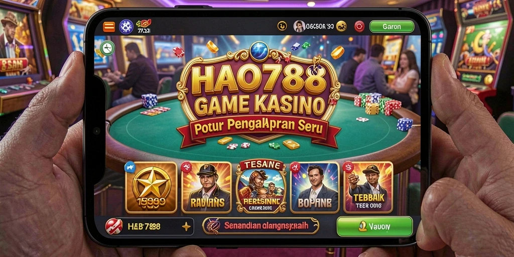 Tampilan gameplay seru di HAO788 dengan aksi perjudian yang mendebarkan.