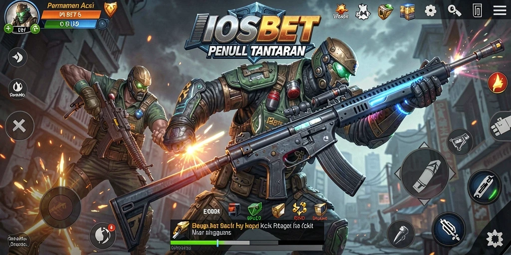 Tampilan gameplay intens dari IOSBET yang penuh aksi.