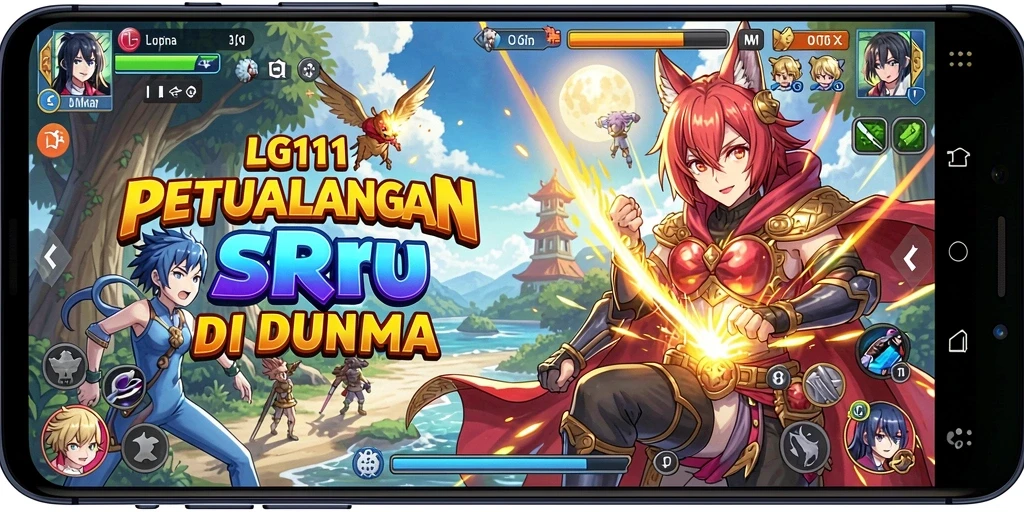 Tampilan gameplay LG111 yang menakjubkan dalam dunia Anime.