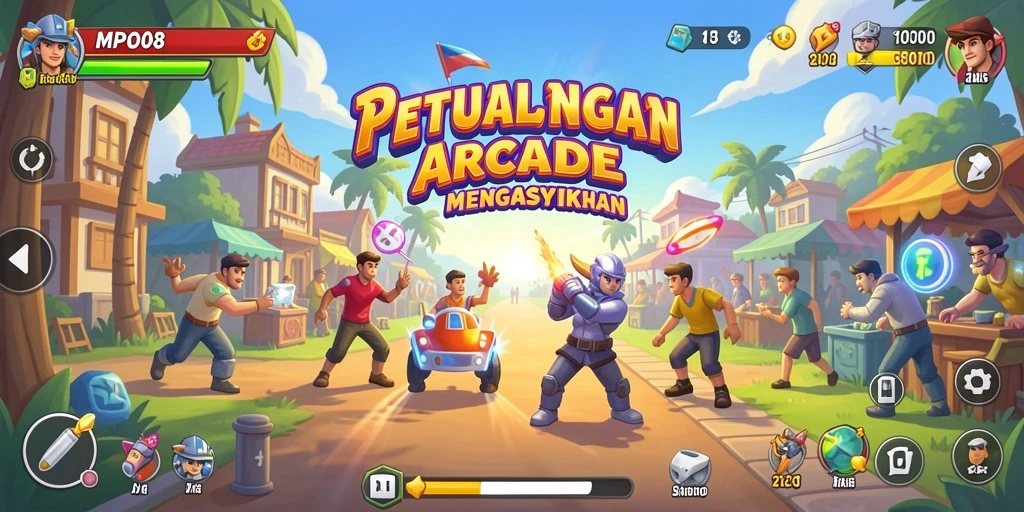 Tampilan menarik dari gameplay MPO08 dalam aksi penuh tantangan.