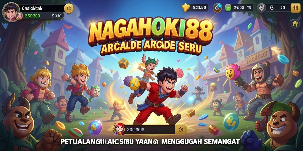 Screenshot gameplay NAGAHOKI88 dengan aksi mendebarkan yang seru.