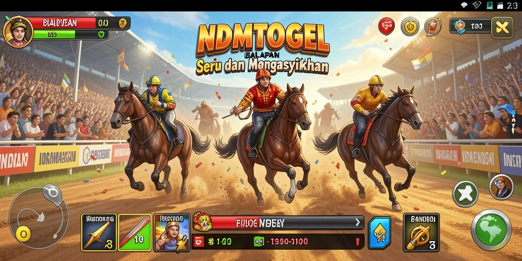 Tampilan gameplay seru dan kompetitif dari NDMTOGEL.