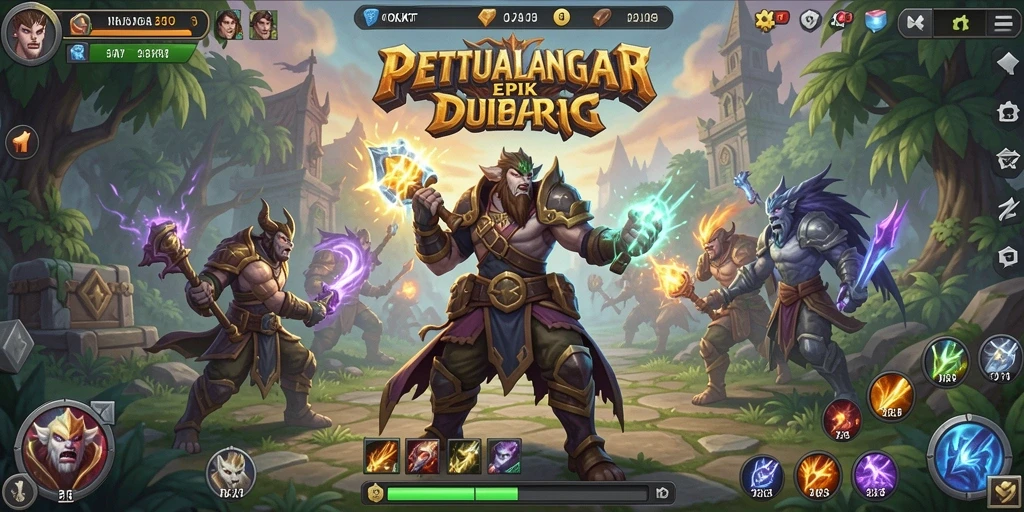 Gameplay seru dalam dunia fantasi ARPG.