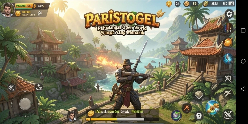Tampilan permainan Open World yang menakjubkan dari PARISTOGEL.