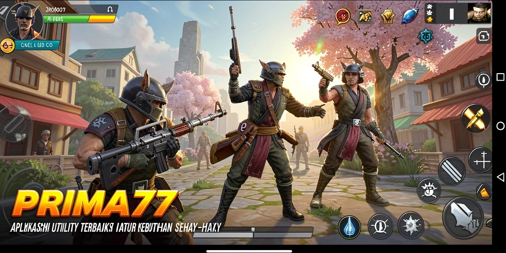 Tampilan antarmuka PRIMA77 yang sederhana dan fungsional.