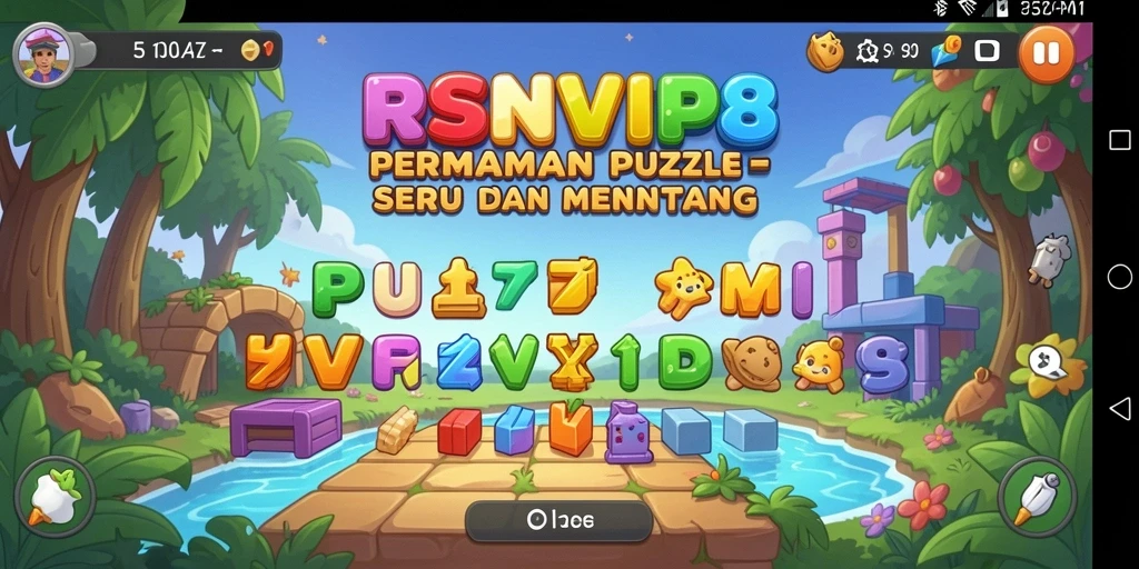 Tampilan gameplay RSNVIP8 yang penuh tantangan Puzzle.