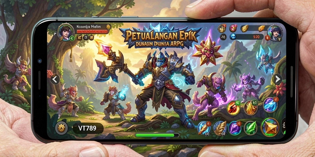 Tampilan gameplay ARPG yang menarik dengan aksi seru dan visual menawan.