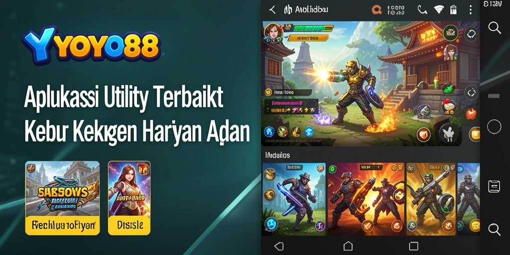 Tampilan antarmuka aplikasi YOYO88 yang user-friendly.